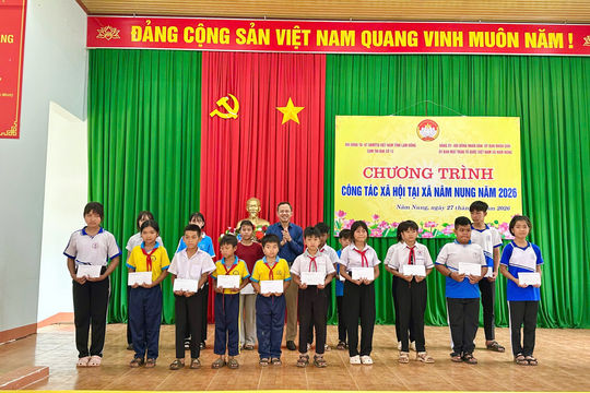 Cụm thi đua số 12 MTTQ tỉnh Lâm Đồng chung tay chăm lo an sinh xã hội tại Nâm Nung