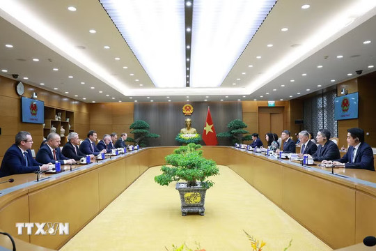 Thủ tướng Lê Minh Hưng tiếp Bộ trưởng Ngoại giao Belarus