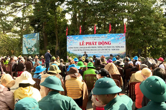 Các địa phương ra quân vệ sinh môi trường chào mừng Festival Hoa Đà Lạt