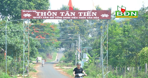 Cần sớm thay đổi tên gọi trên cổng chào “thôn văn hóa Tân Tiến” ở phường Quảng Thành