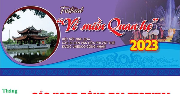 Festival “Về miền Quan họ -2023