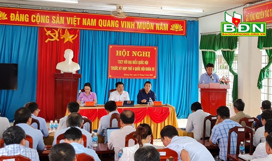 Huyện Đắk Glong quan tâm, giải quyết những vấn đề bức xúc của cử tri