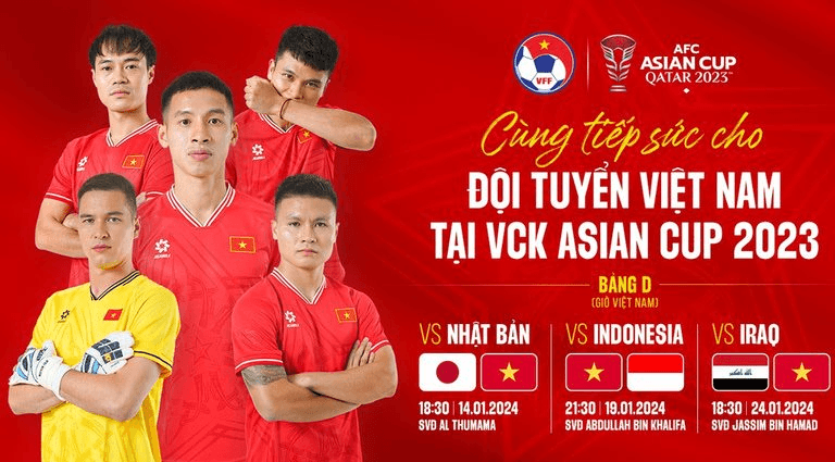 Trực tiếp lễ khai mạc Asian Cup 2023 21h00 hôm nay 12/1
