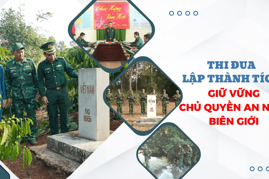 Thi đua lập thành tích giữ vững chủ quyền an ninh biên giới Đắk Nông