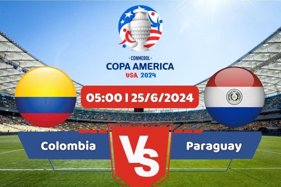 Link xem trực tiếp Copa America 2024 hôm nay 25/6: Colombia - Paraguay