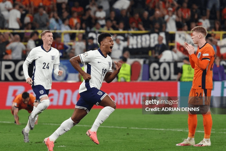 Thắng Hà Lan ở phút 90, Anh vào chung kết Euro 2024