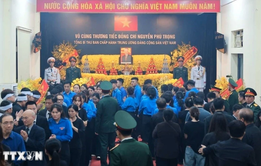 Lễ viếng Tổng Bí thư Nguyễn Phú Trọng ngày 26/7