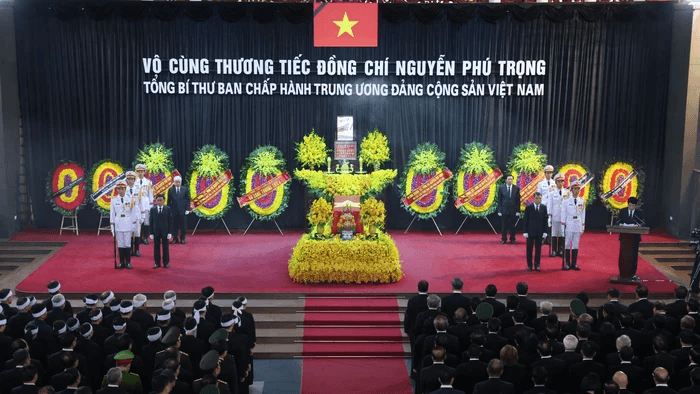 Cử hành trọng thể lễ truy điệu và an táng Tổng Bí thư Nguyễn Phú Trọng