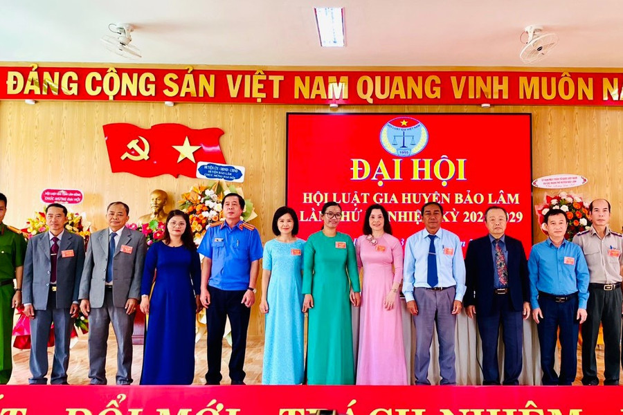 Đại hội Hội luật gia huyện Bảo Lâm lần thứ III