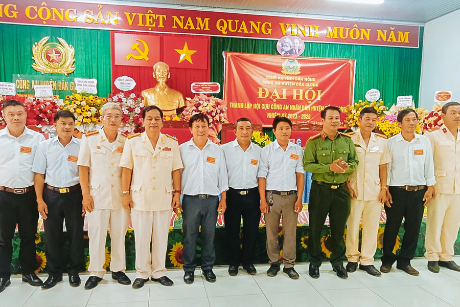 Đắk Nông thành lập Hội cựu Công an Nhân dân huyện Đắk Glong