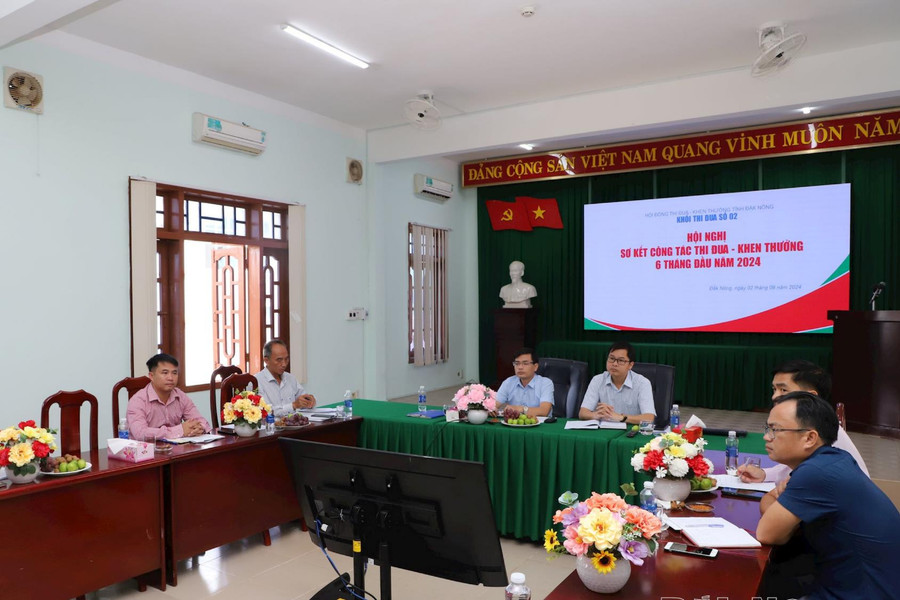 Khối Thi đua số 2 sơ kết công tác 6 tháng đầu năm 2024