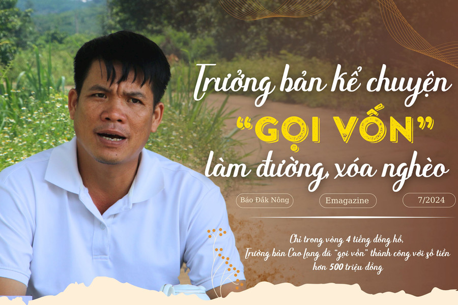 Trưởng bản kể chuyện “gọi vốn” làm đường, xóa nghèo
