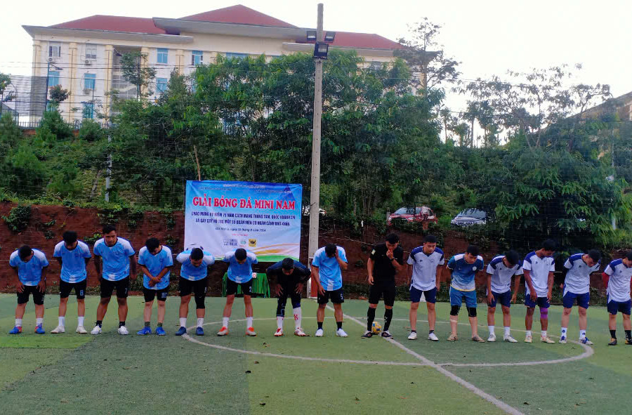 Đắk Nông tổ chức giải bóng đá gây quỹ hỗ trợ đoàn viên khó khăn