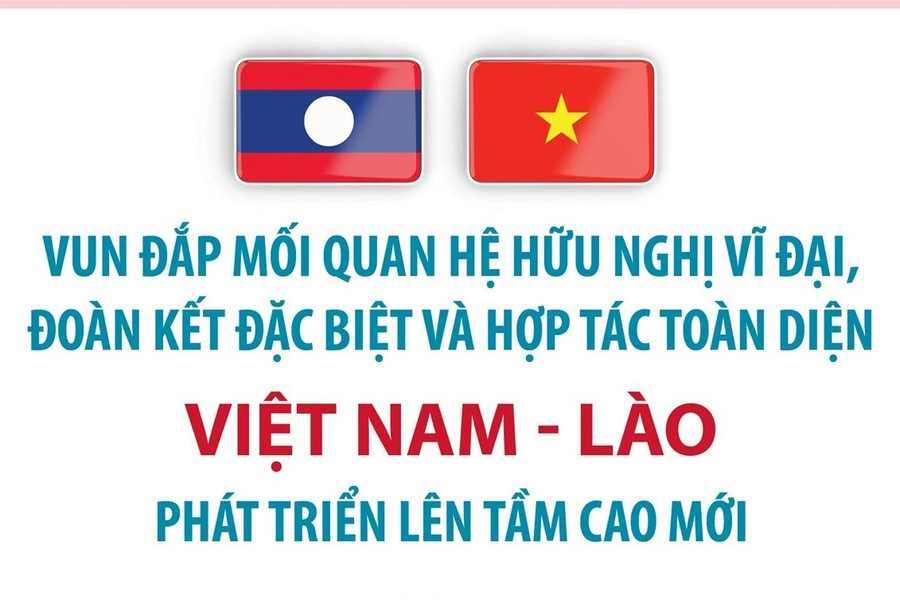 Vun đắp mối quan hệ hữu nghị vĩ đại Việt Nam-Lào phát triển lên tầm cao mới