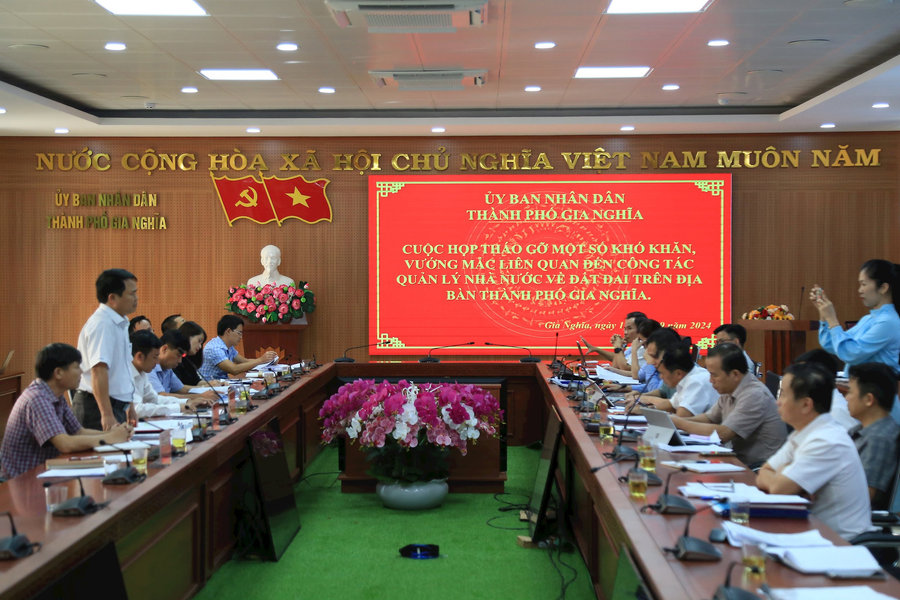 Đắk Nông gỡ khó trong lĩnh vực đất đai tại Gia Nghĩa