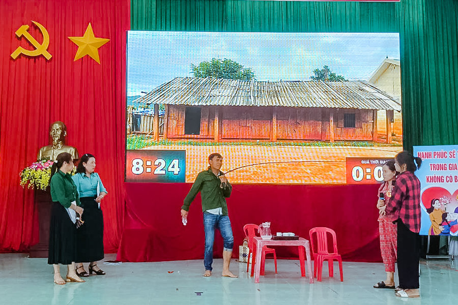 Xã Buôn Choáh đạt giải nhất hội thi pháp luật công tác dân tộc huyện Krông Nô