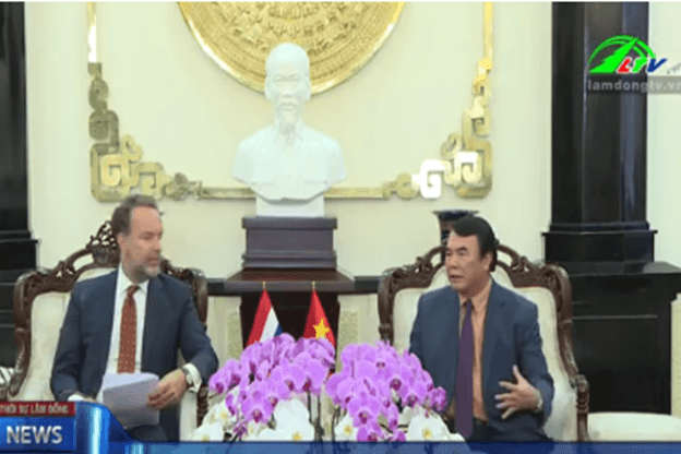 Lãnh đạo tỉnh tiếp Tổng Lãnh sự Vương quốc Hà Lan