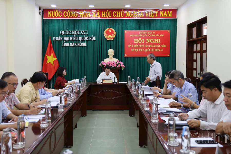 Đắk Nông lấy ý kiến đóng góp Dự án Luật Nhà giáo và Luật Việc làm (sửa đổi)