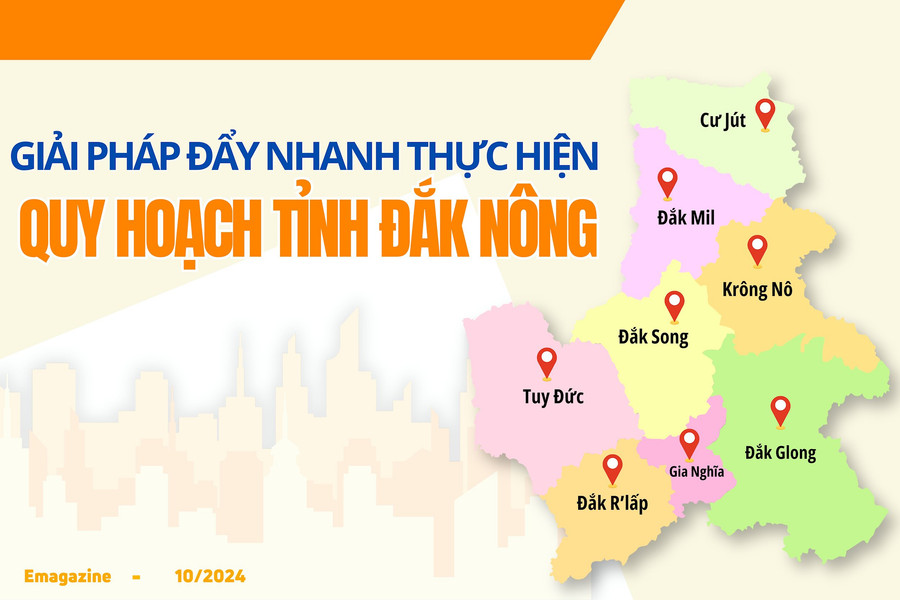 Giải pháp đẩy nhanh thực hiện quy hoạch tỉnh Đắk Nông