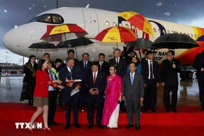 Tổng Bí thư, Chủ tịch nước Tô Lâm dự Lễ bàn giao máy bay của Vietjet