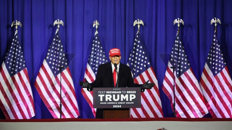 Bầu cử Mỹ 2024: ông Donald Trump dẫn trước sít sao bà Harris tại bang Michigan