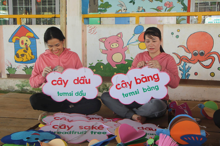 Đắk Nông đa dạng hình thức dạy, học tiếng Việt cho học sinh dân tộc thiểu số