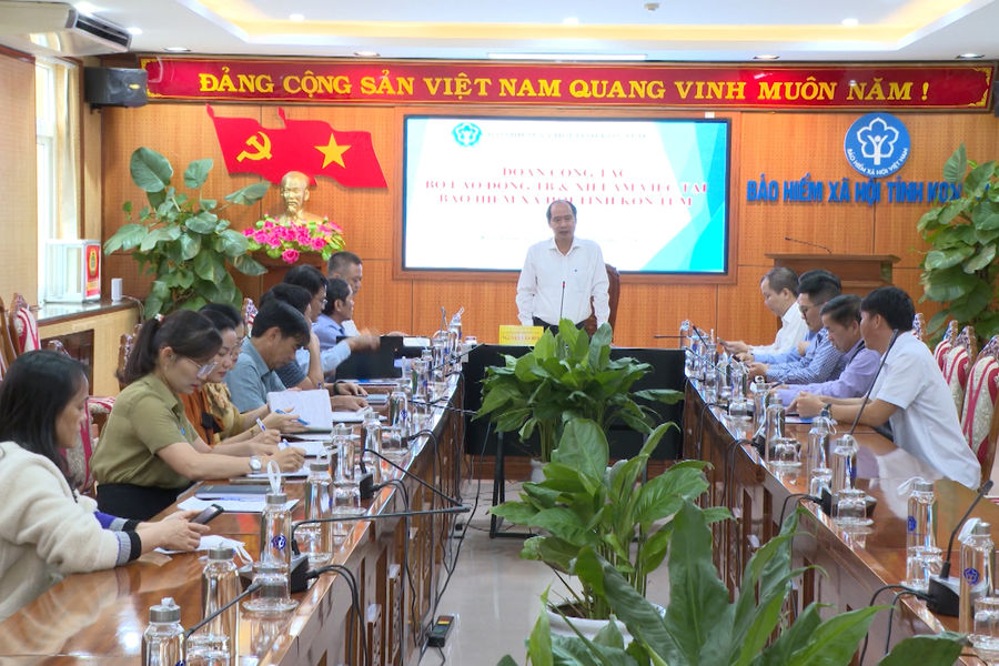 Thứ Trưởng Bộ Lao động – Thương binh và Xã hội làm việc tại tỉnh Kon Tum