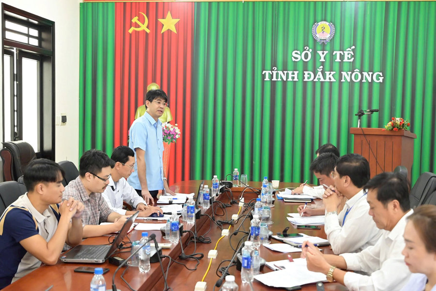 Cục Quản lý môi trường y tế làm việc tại Đắk Nông