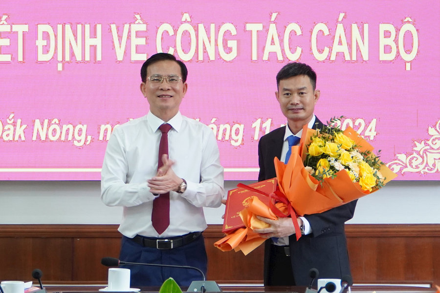 Ông Phạm Khánh Tùng được bổ nhiệm Phó Giám đốc Sở Y tế Đắk Nông