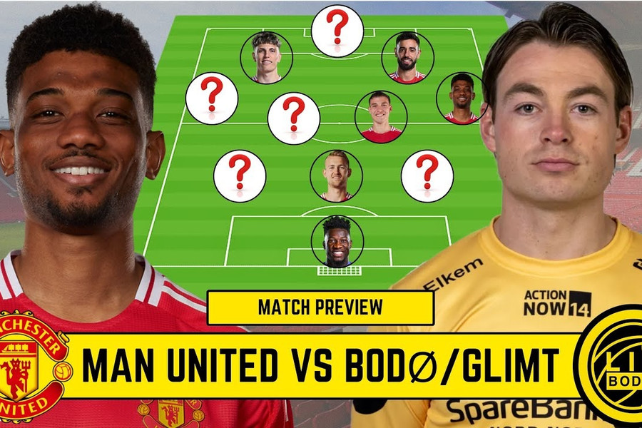 Man United - Bodo Glimt ngày 29/11: Dự đoán tỷ lệ thắng từ thành tích, phong độ đối đầu
