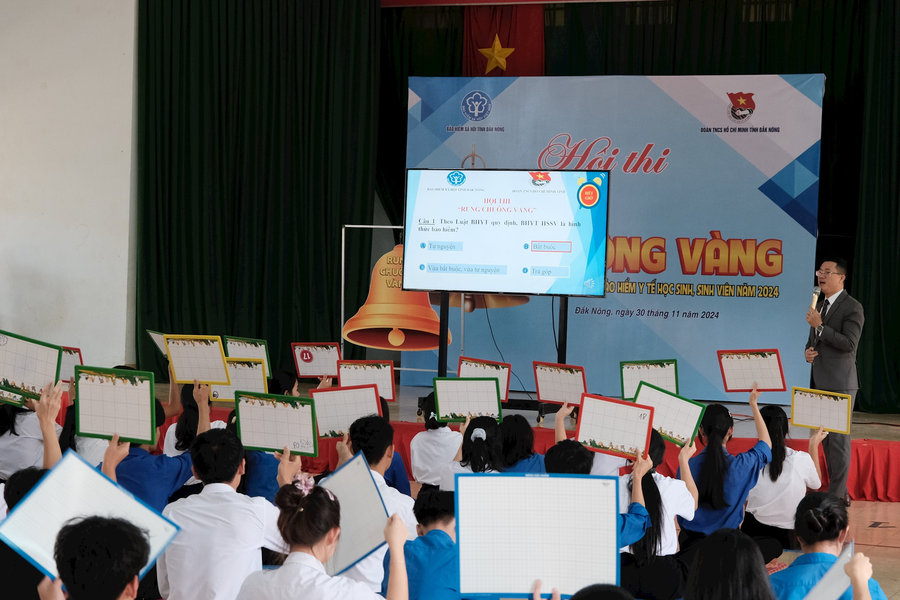 Đắk Nông và mục tiêu 100% học sinh tham gia bảo hiểm y tế