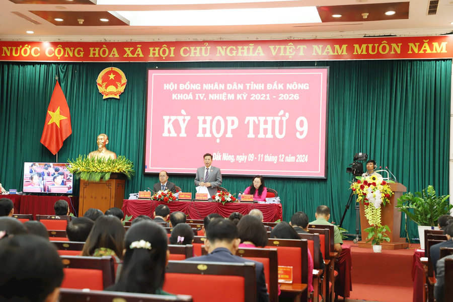 Kỳ họp thứ 9, HĐND tỉnh Đắk Nông thảo luận, chất vấn nhiều vấn đề cử tri quan tâm
