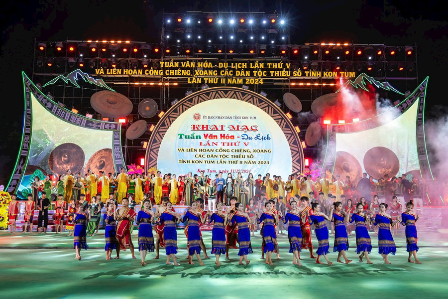 Khai mạc Tuần VH-DL lần V và Liên hoan cồng chiêng, xoang các DTTS tỉnh lần II năm 2024