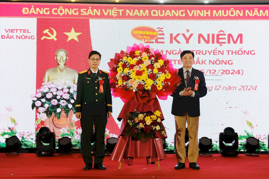 Viettel Đắk Nông kỷ niệm 20 năm ngày truyền thống