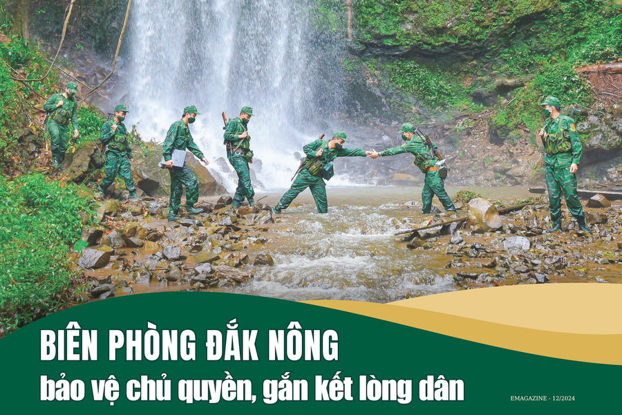 Biên phòng Đắk Nông bảo vệ chủ quyền, gắn kết lòng dân