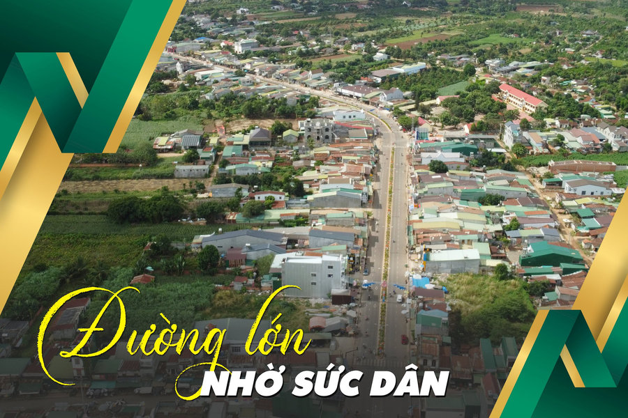 Đường lớn nhờ sức dân