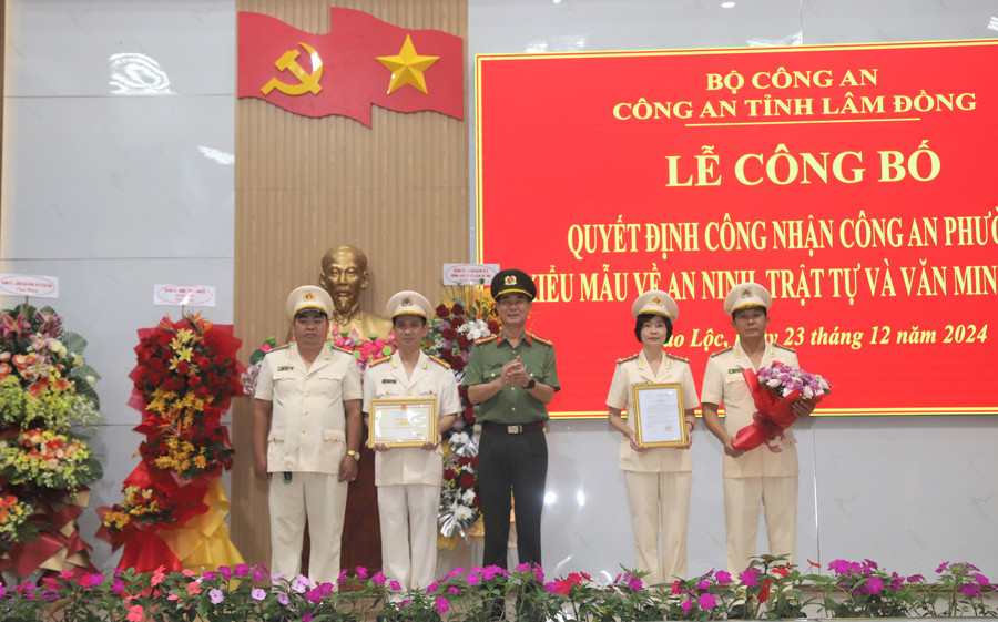 Bảo Lộc: Công an Phường 1 đạt Kiểu mẫu về an ninh trật tự và văn minh đô thị