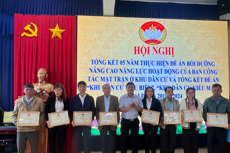 Đức Trọng: Tổng kết Đề án bồi dưỡng nâng cao năng lực hoạt động của Ban công tác Mặt trận ở khu dân cư giai đoạn 2019-2024