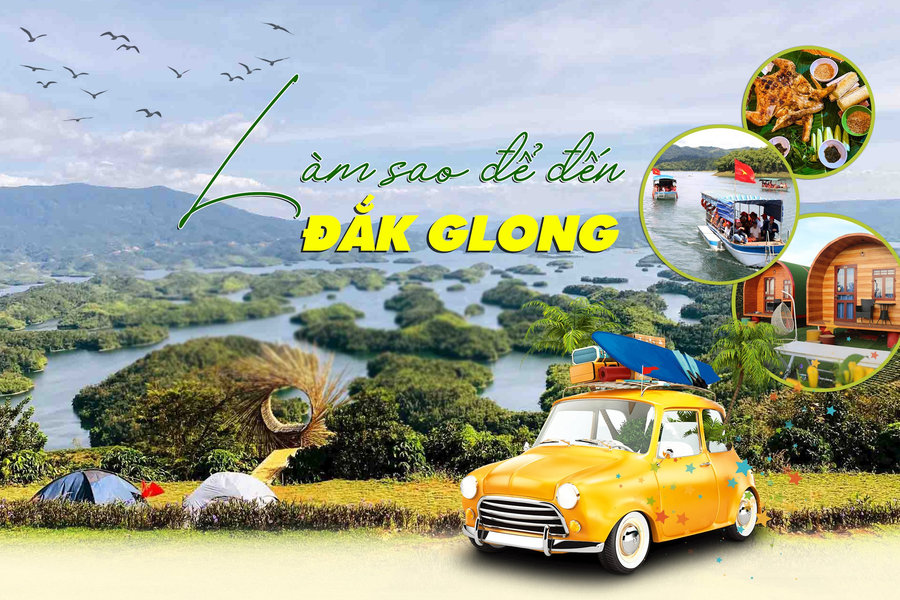 Làm sao để đến Đắk Glong