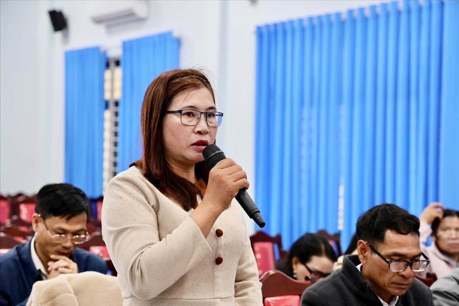 UBND huyện Tuy Đức đối thoại với nông dân