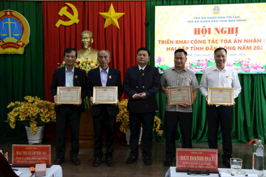 Tòa án nhân dân Đắk Nông triển khai 7 nhiệm vụ trọng tâm năm 2025
