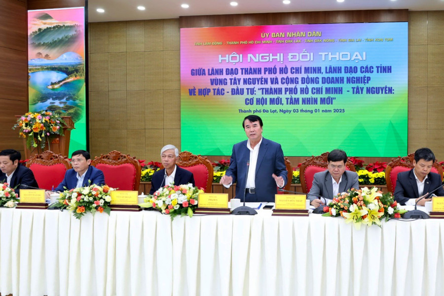 Đối thoại về hợp tác - đầu tư “TP Hồ Chí Minh - Tây Nguyên: cơ hội mới, tầm nhìn mới”