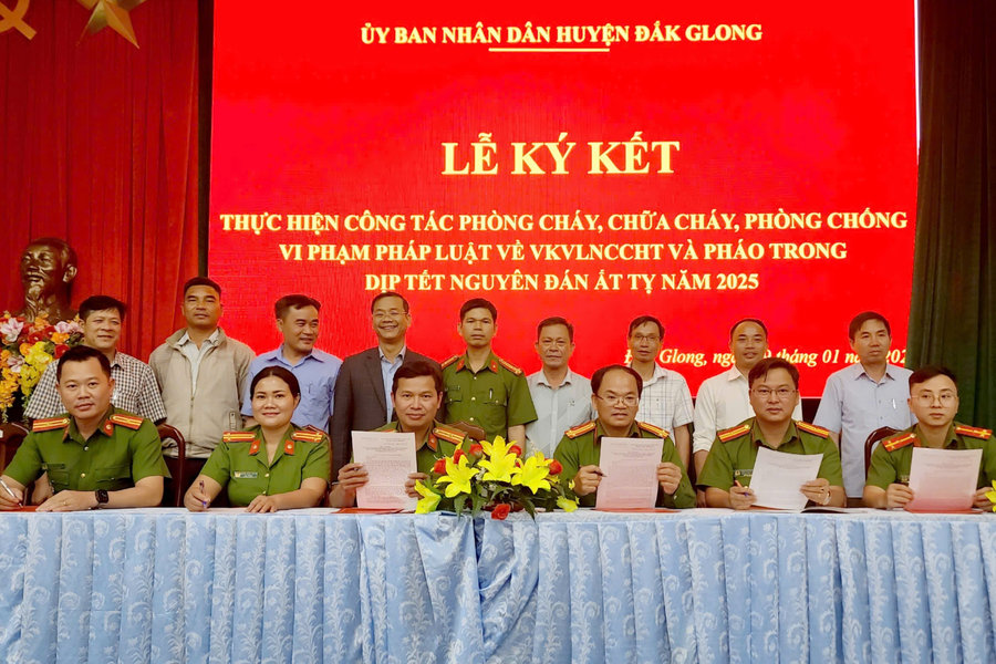Đắk Glong bảo đảm an toàn phòng chống cháy, nổ dịp tết