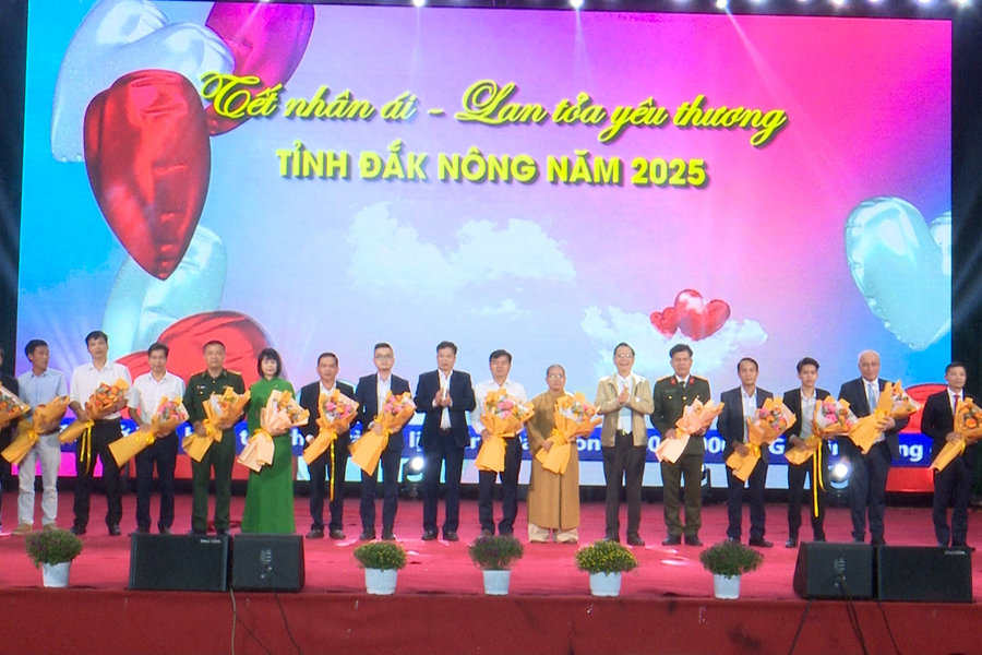 Chương trình “Tết Nhân ái - Lan tỏa yêu thương” tỉnh Đắk Nông năm 2025