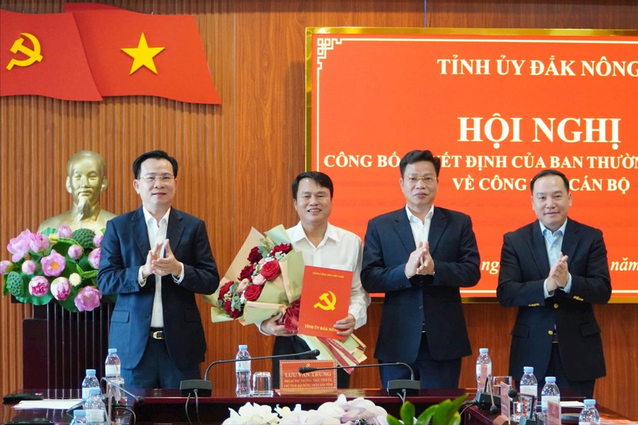 Đồng chí Nguyễn Văn Hiệp làm Phó Trưởng Ban Thường trực Ban Dân vận Tỉnh ủy Đắk Nông
