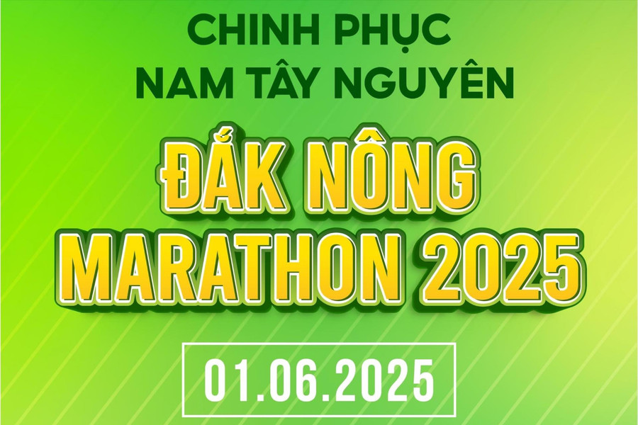 Mở cổng đăng ký Giải marathon - Chinh phục Nam Tây Nguyên