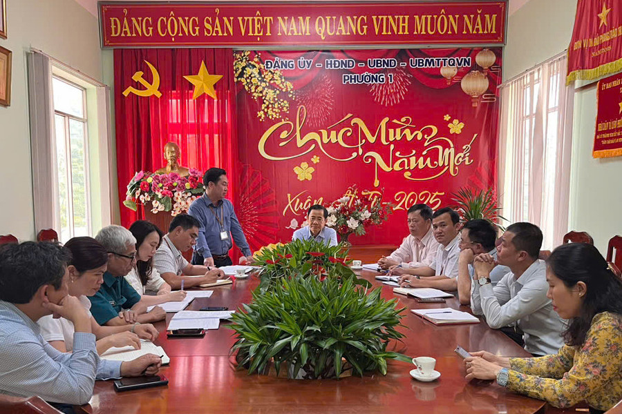 Quyền Bí thư Tỉnh ủy dự họp Đảng ủy Phường 1, Bảo Lộc