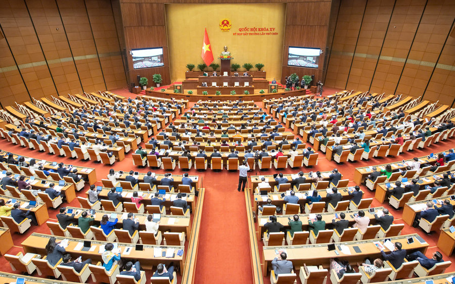 Quốc hội khoá XV khai mạc kỳ họp bất thường