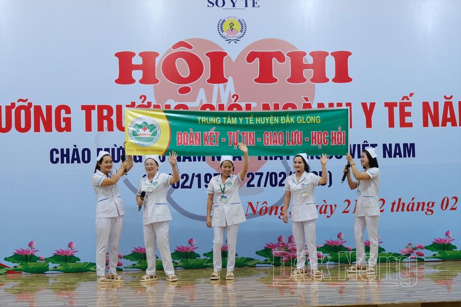 Bệnh viện Đa khoa tỉnh Đắk Nông đoạt giải nhất Hội thi Điều dưỡng trưởng giỏi