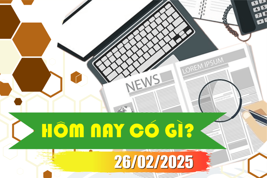 Hôm nay có gì? Ngày 26/02/2025